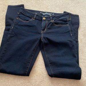 Size 8 Long American Eagle Mid Rise Jeggings